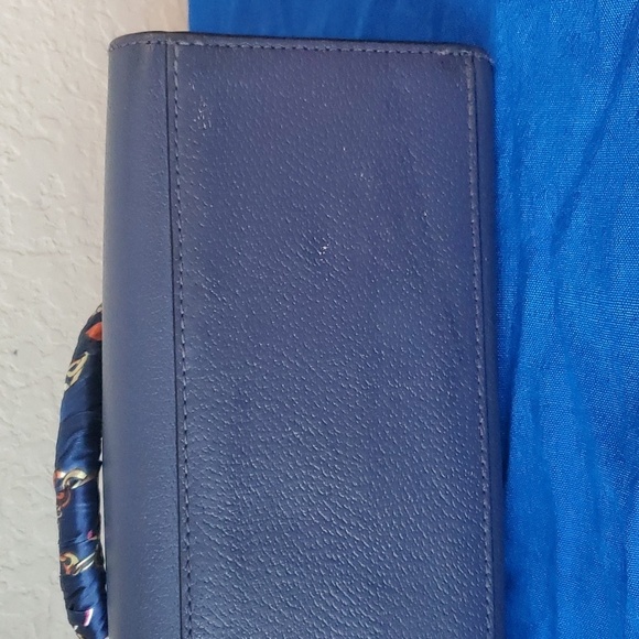 Kate Spade New York Grove Street Caley Satchel navy blue 100% leather - Picture 12 of 16